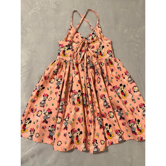 Hand Made Disney Custom Minnie Mickey Easter Egg Hunt Dress NWT Sz 6 Disney - Picture 5 of 8
